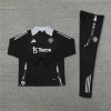 Manchester Union Tracksuits Long Sleeve Soccer Training Uniforms Black