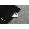 Brazil Tracksuits Long Sleeve Soccer Training Uniforms Black