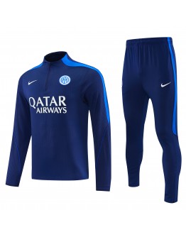 2026/27 Inter Milan Tracksuits Long Sleeve Soccer Training Uniforms- Light blue
