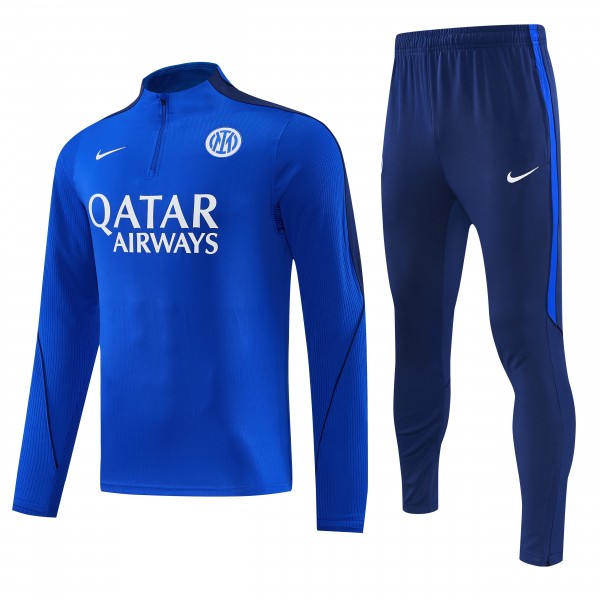 2026/27 Inter Milan Tracksuits Long Sleeve Soccer Training Uniforms- Light blue