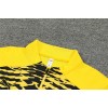 Dortmund Tracksuits Long Sleeve Soccer Training Uniforms Yellow Camouflage