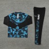 Naples Tracksuits Long Sleeve Soccer Training Uniforms Black