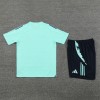 FC Real Madrid Adult Short Sleeve Training Suit Green