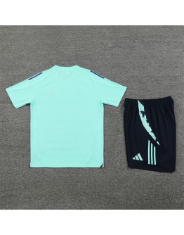 FC Real Madrid Adult Short Sleeve Training Suit Green