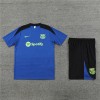Barcelona Adult Short Sleeve Training Suit for Barcelona Fan Blue