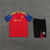 Barcelona Adult Short Sleeve Training Suit for Barcelona Fans Red