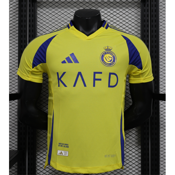 Riyadh Victory 2024/25 Home Replica Custom Jersey for Ronaldo fan - Yellow