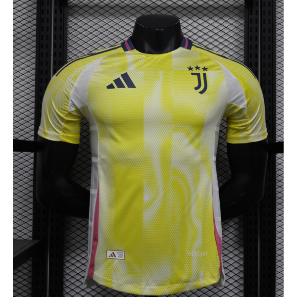 Juventus 2024/25 Away Replica Custom Jersey Football Jersey- Yellow