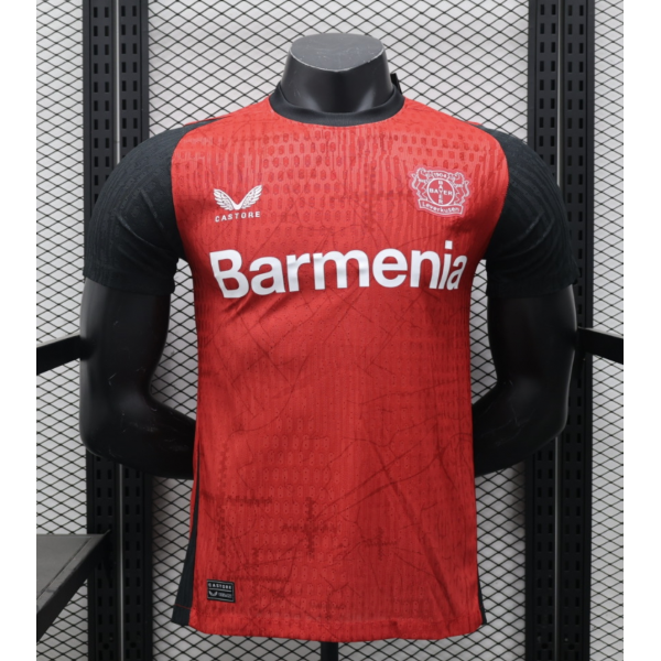 Bayer 04 Leverkusen 2024/25 Home Replica Custom Jersey Customize Soccer Jerseys - Red