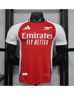Arsenal 2024/25 Home Replica Custom Jersey Soccer Jersey - Red