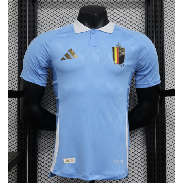 Belgium 2024/25 Away Replica Custom Jersey  for Soccer Fan- Blue