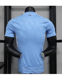 Belgium 2024/25 Away Replica Custom Jersey  for Soccer Fan- Blue