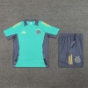 Ajax Adult Short Sleeve Training Suit Light Green for Soccer Fan