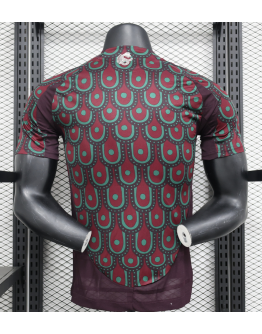 Mexico 2024/25 Home Replica Custom Jersey Football Jerseys- Deep Red