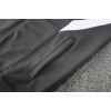 Real Madrid 2025/26 Full Zip Jacket Long Sleeve Soccer Training Coat Grey