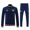 FCF 2025/26 Full Zip Jacket Long Sleeve Soccer Training Coat Dark Blue
