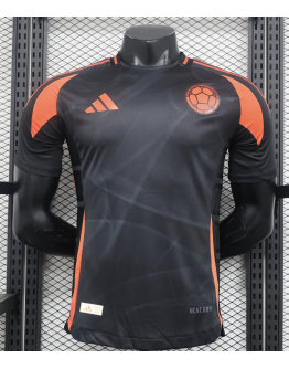 Colombia 2024/25 Away Replica Custom Jersey Football Jersey - Black