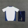 Italy Adult Short Sleeve Training Suit White  for Football Fans