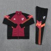 CA River Plate 2025/26 Full Zip Jacket Long Sleeve Soccer Training Coat Red