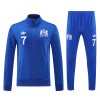 Manchester United 2025/26 Full Zip Jacket Long Sleeve Soccer Training Coat Blue