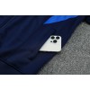 Boca Juniors CABJ 2025/26 Full Zip Jacket Long Sleeve Soccer Training Coat Dark Blue