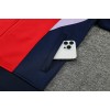 Arsenal FC 2025/26 Full Zip Jacket Long Sleeve Soccer Training Coat Red
