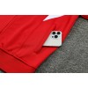 FC Bayern Munchen 2025/26 Full Zip Jacket Long Sleeve Soccer Training Coat Red