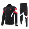 Manchester United 2025/26 Full Zip Jacket Long Sleeve Soccer Training Coat Black
