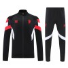 Manchester United 2025/26 Full Zip Jacket Long Sleeve Soccer Training Coat Black