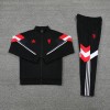 Manchester United 2025/26 Full Zip Jacket Long Sleeve Soccer Training Coat Black