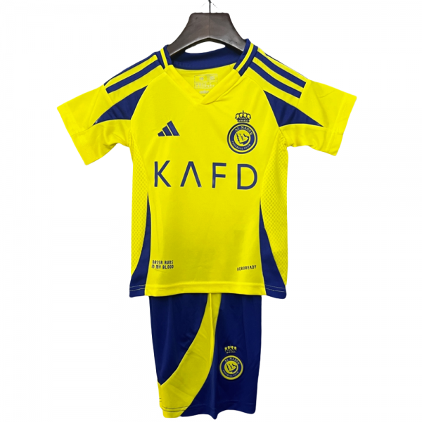 Riyadh Victory FC 2024/25 Home Kids Apparel Replica Custom Jerseys Youth uniforms - Yellow