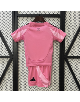 Miami FC 2025/26 Home Kids Apparel Replica Custom Jerseys Youth uniforms - Pink