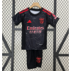 Benfica FC 2024/25 Away Kids Apparel Replica Custom Jerseys Youth uniforms - Black