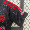 Benfica FC 2024/25 Away Kids Apparel Replica Custom Jerseys Youth uniforms - Black