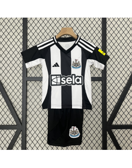 Newcastle United FC 2024/25 Home Kids Apparel Replica Custom Jerseys Youth uniforms - White