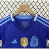 Argentina 2024/25 Away Kids Apparel Replica Custom Jerseys Youth uniforms - Blue