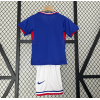 France 2024/25 Home Kids Apparel Replica Custom Jerseys Youth uniforms - Blue