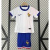 France 2024/25 Away Kids Apparel Replica Custom Jerseys Youth uniforms - White