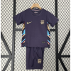 England 2024/25 Away Kids Apparel Replica Custom Jerseys Youth uniforms - Purple