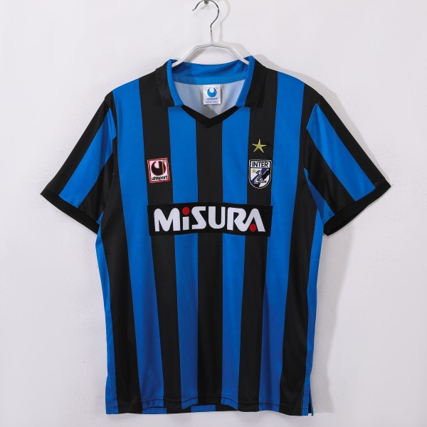 Inter Milan FC Vintage Sport Jerseys Adult Short Sleeve Retro Jerseys Inter Milan FC Vintage Sport Jerseys Adult Short Sleeve Retro Jerseys