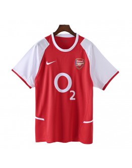 Arsenal FC 02/03 Adult Short Sleeve Retro Jerseys-Red