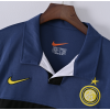 Inter Milan FC 98/99 Away Adult Short Sleeve Retro Jerseys for Football Fans-Blue