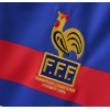 France International Soccer Team 95/96 Home Short Sleeve Retro Jerseys for Football Fans-Blue