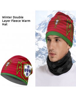 Unisex Beanie for Men and Women Fleece Hat Winter Beanies For Soccer Fans with FC Logo