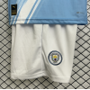Manchester City FC 2025/26 Home Kids Apparel Replica Custom Jerseys Youth uniforms - Blue