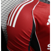 Manchester United 2025/26 Home Replica Custom Jersey Football Jersey- Red