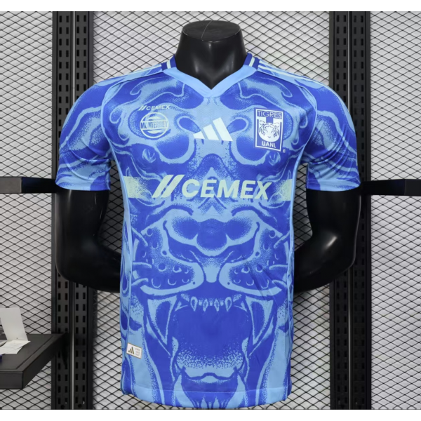Tiger 2025/26 Away Replica Custom Jersey Customize Soccer Jerseys- Blue