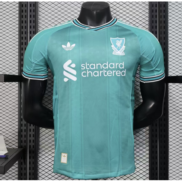 Liverpool FC 2025/26 Away Replica Custom Soccer Jerseys for Liverpool Fans- Green
