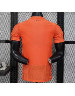 Manchester City 2025/26 Away Replica Custom Jerseys for Manchester City Fans - Orange
