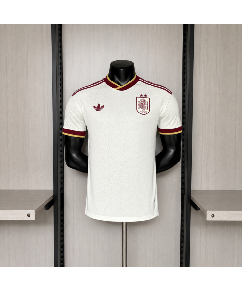Spain 2026/27 World Cup Two Stars FIFA Champion Jerseys Replica Jerseys Custom Kids Football Jerseys